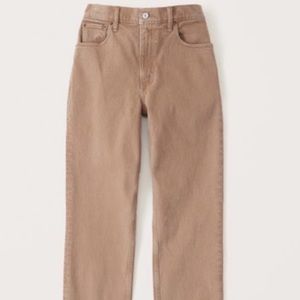 RARE Abercrombie ultra high rise 90’s straight Jean 28short